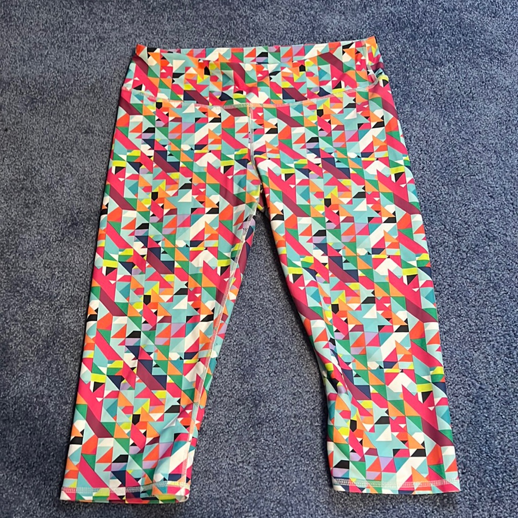 Fabletics Multi Colored Capri Pants